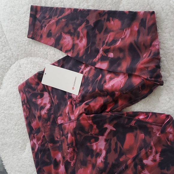 Lululemon Align HR Pant 28" Intensity Pink Blossom Multi - Picture 10 of 17